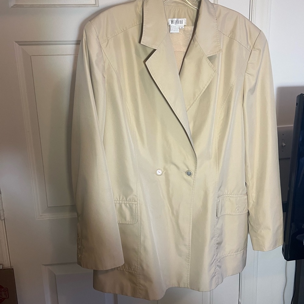 Tan light weight blazer